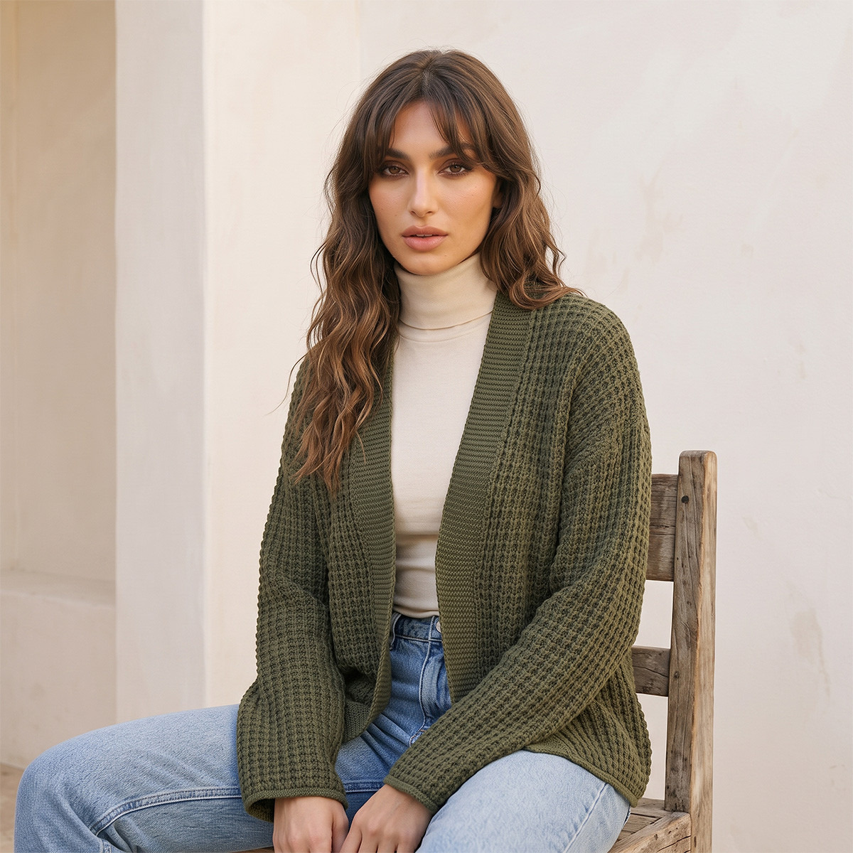 كارديجان بارز الملمس من سبلاش فاف-women-winterwear-cardigansandjumpers-cardigans-image-5