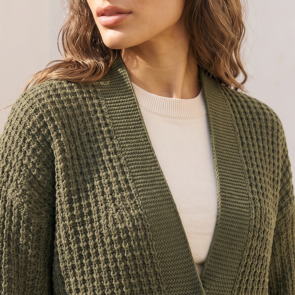 كارديجان بارز الملمس من سبلاش فاف-women-winterwear-cardigansandjumpers-cardigans-image-2
