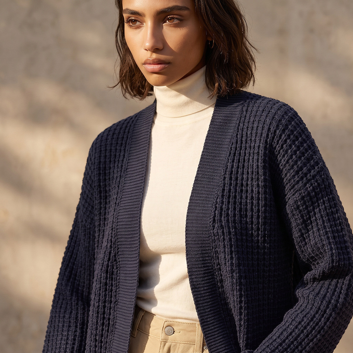 كارديجان بارز الملمس من سبلاش فاف-women-winterwear-cardigansandjumpers-cardigans-image-6