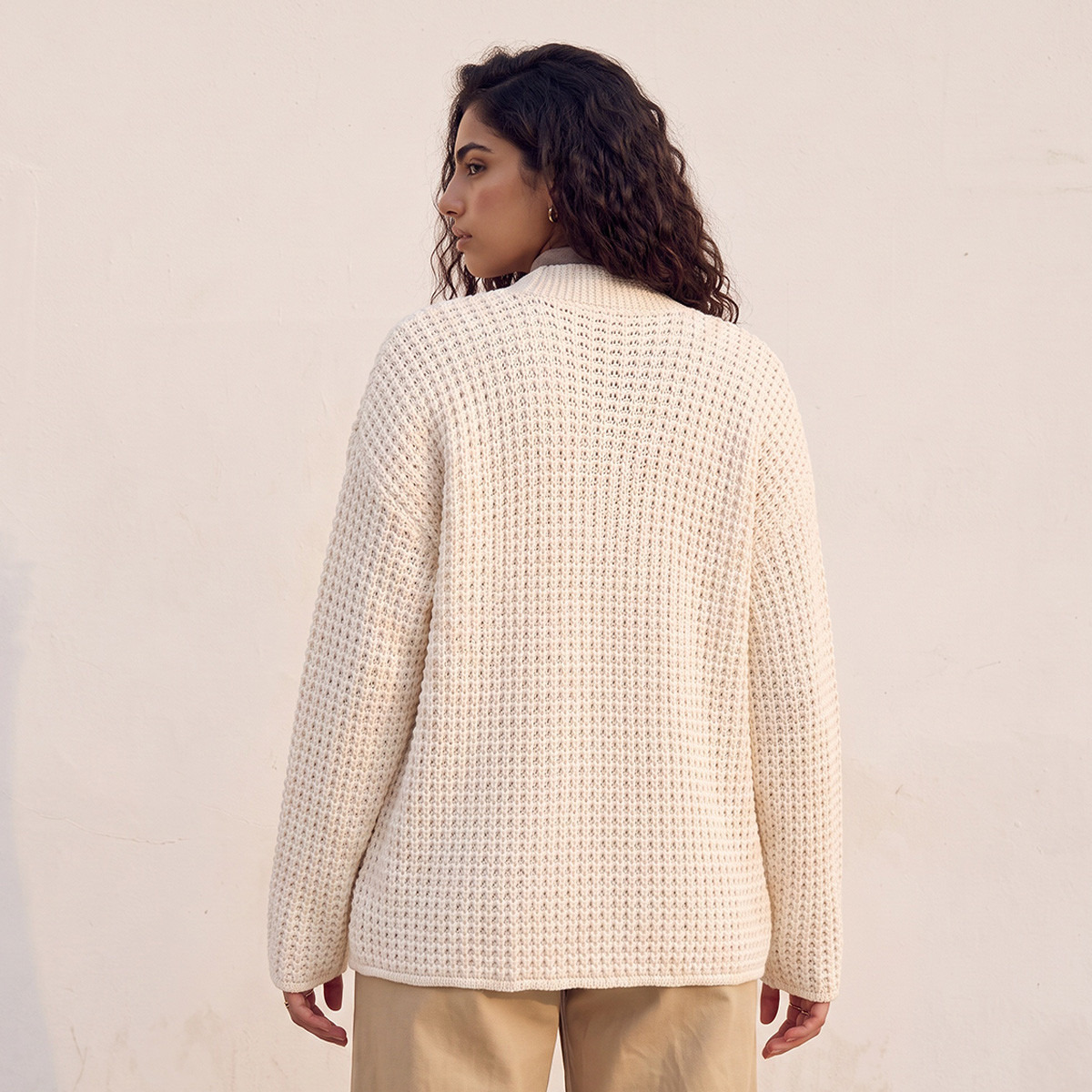 كارديجان بارز الملمس من سبلاش فاف-women-winterwear-cardigansandjumpers-cardigans-image-4