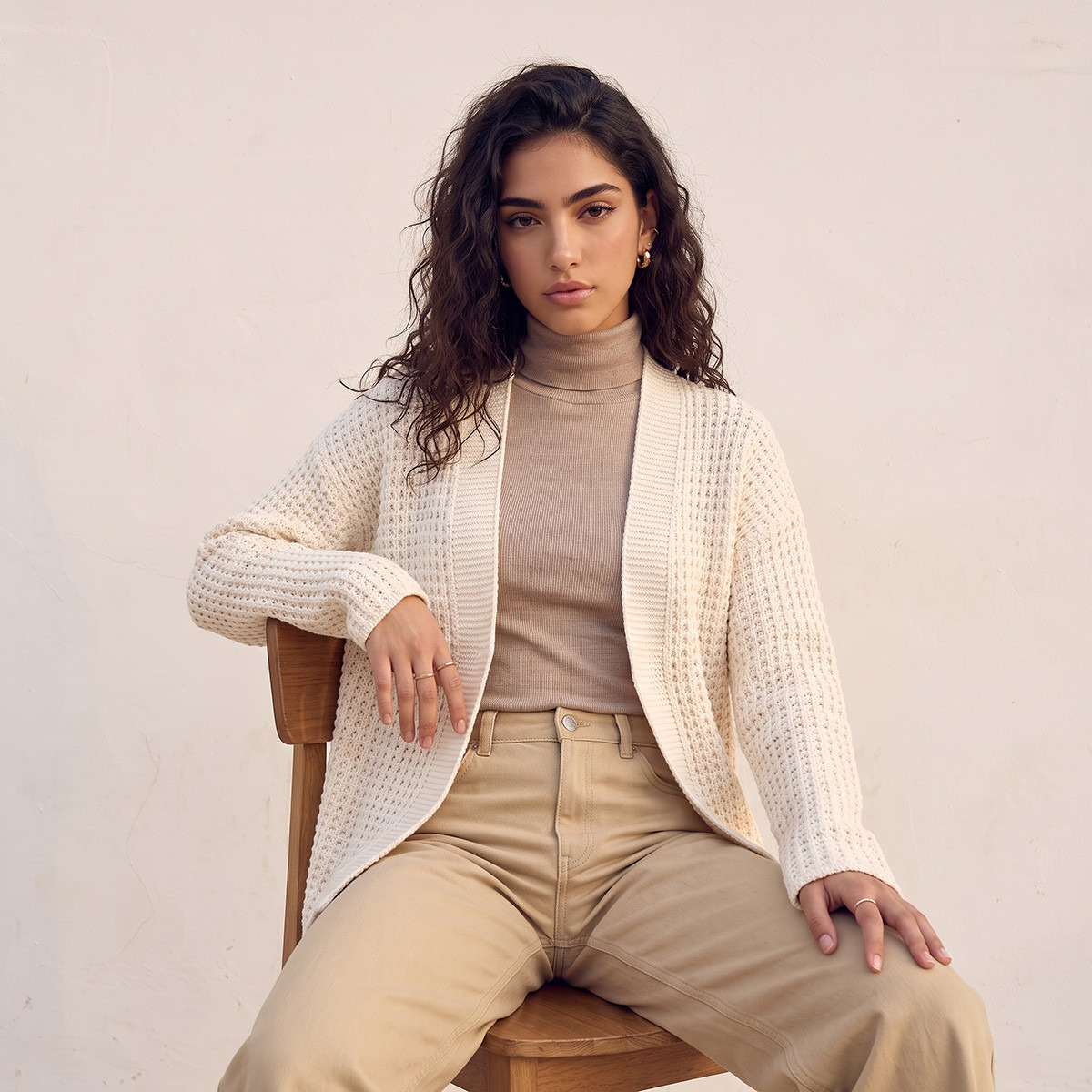 كارديجان بارز الملمس من سبلاش فاف-women-winterwear-cardigansandjumpers-cardigans-image-5