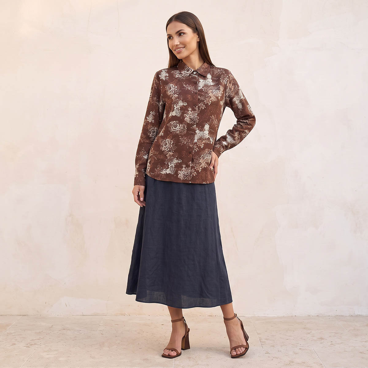 قميص بطبعات زهرية من سبلاش فاڤ-women-clothing-shirtsandblouses-shirts-image-5