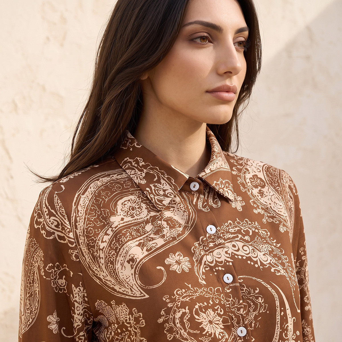 قميص بنقشة بيزلي وحواف غير متماثلة من سبلاش فاف-women-clothing-shirtsandblouses-shirts-image-2