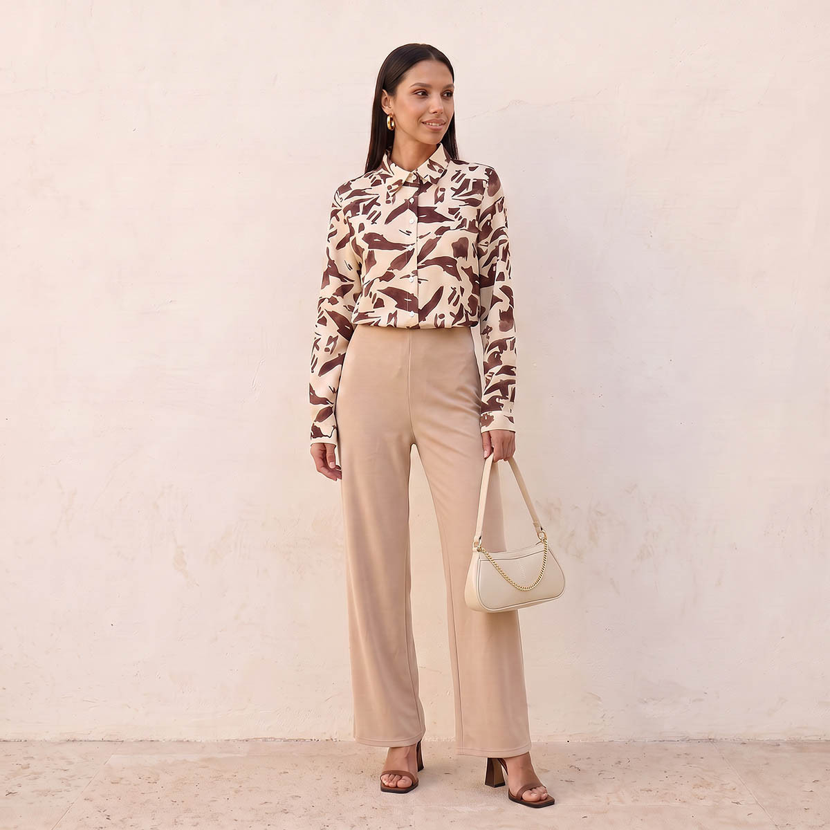 Splash Fav Abstract Print Shirt with High Low Hem-women-clothing-shirtsandblouses-shirts-image-3