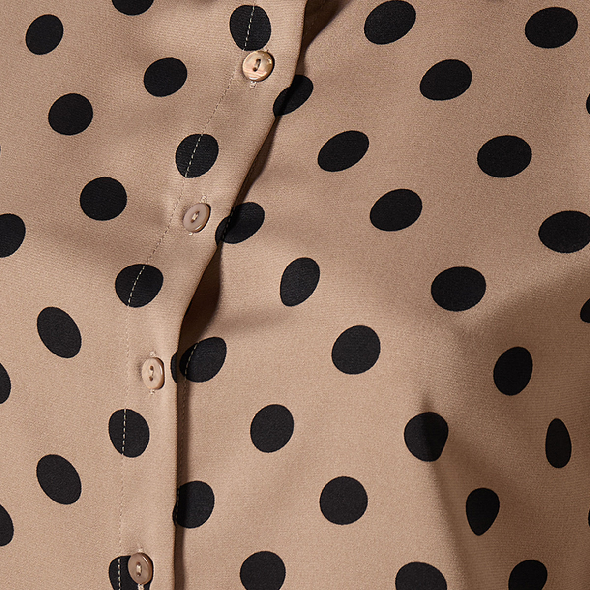 Splash Fav Polka Dot Print Shirt with High Low Hem-women-clothing-shirtsandblouses-shirts-image-6