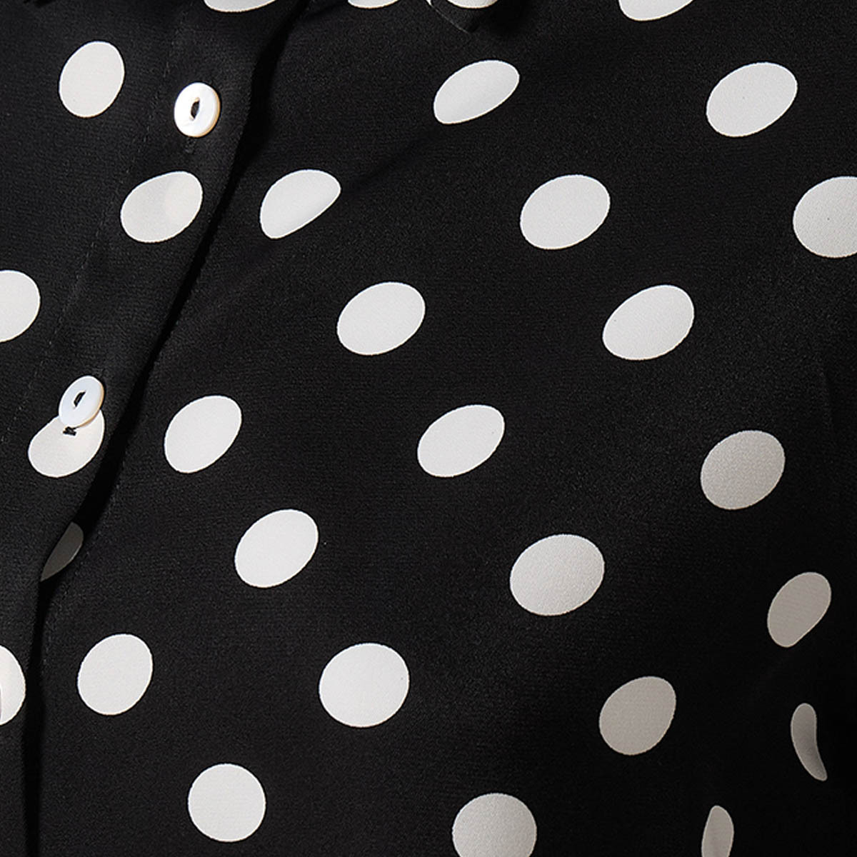 Splash Fav Polka Dot Print Shirt with High Low Hem-women-clothing-shirtsandblouses-shirts-image-2