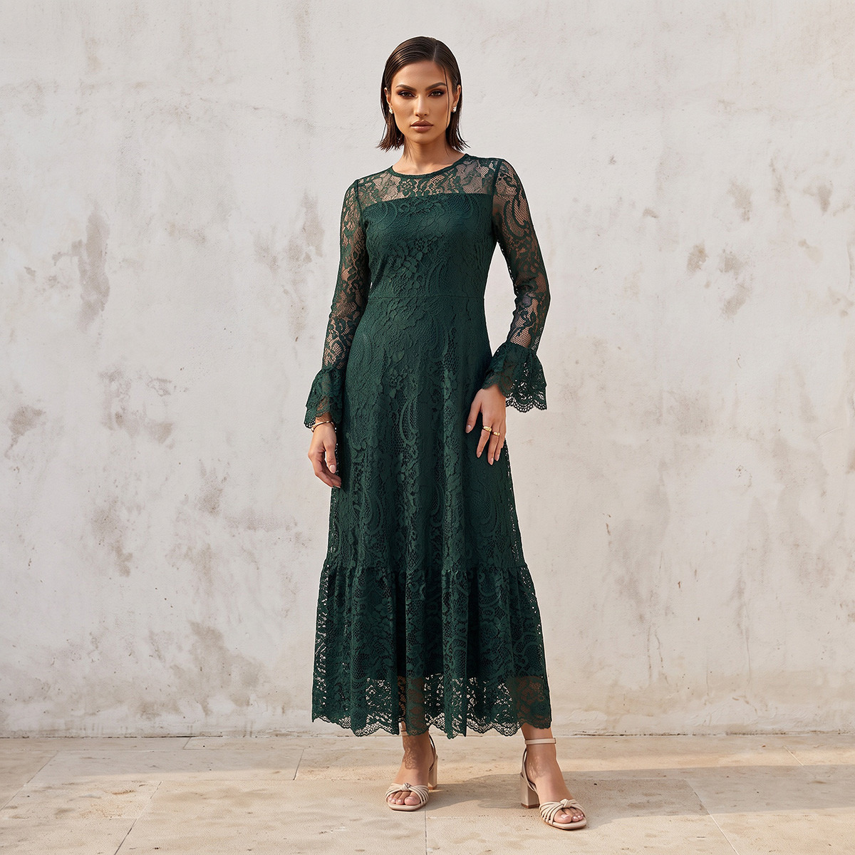 Splash Fav Maxi Dress with Lace Detail-women-clothing-dresses-image-2