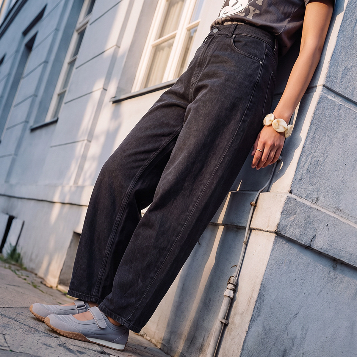Splash Fav Barrel Fit Mid-Rise Jeans-women-clothing-bottoms-jeans-image-1