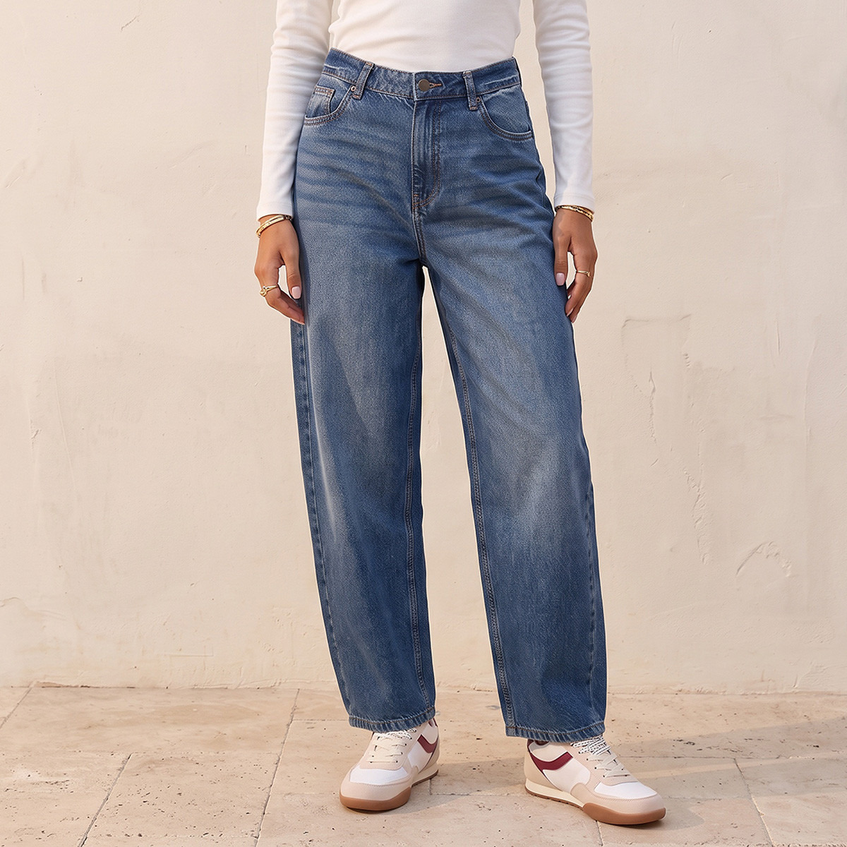 Splash Fav Barrel Fit Mid-Rise Jeans-women-clothing-bottoms-jeans-image-2