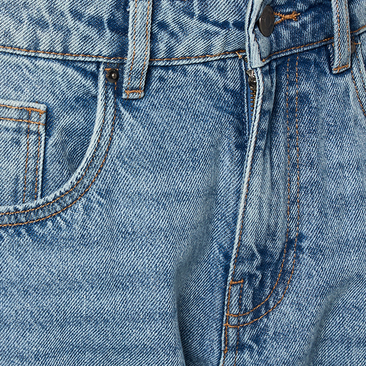 بنطلون جينز قطن بقصة موم وجيوب من سبلاش-women-clothing-bottoms-jeans-image-6