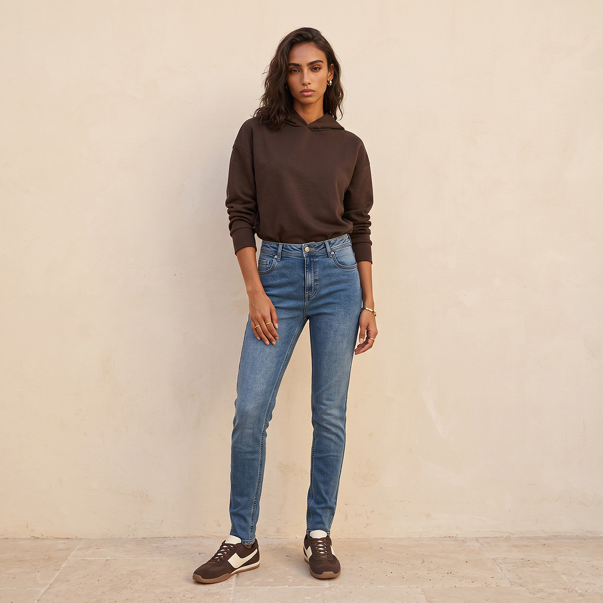 بنطلون جينز بقصة سكيني وخصر عالي وجيوب من سبلاش فيف-women-clothing-bottoms-jeans-image-2