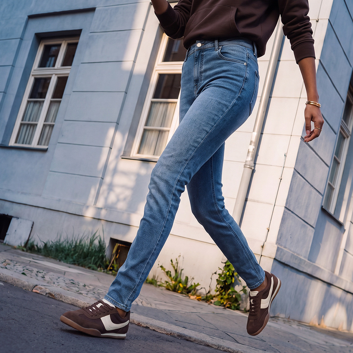 بنطلون جينز بقصة سكيني وخصر عالي وجيوب من سبلاش فيف-women-clothing-bottoms-jeans-image-5