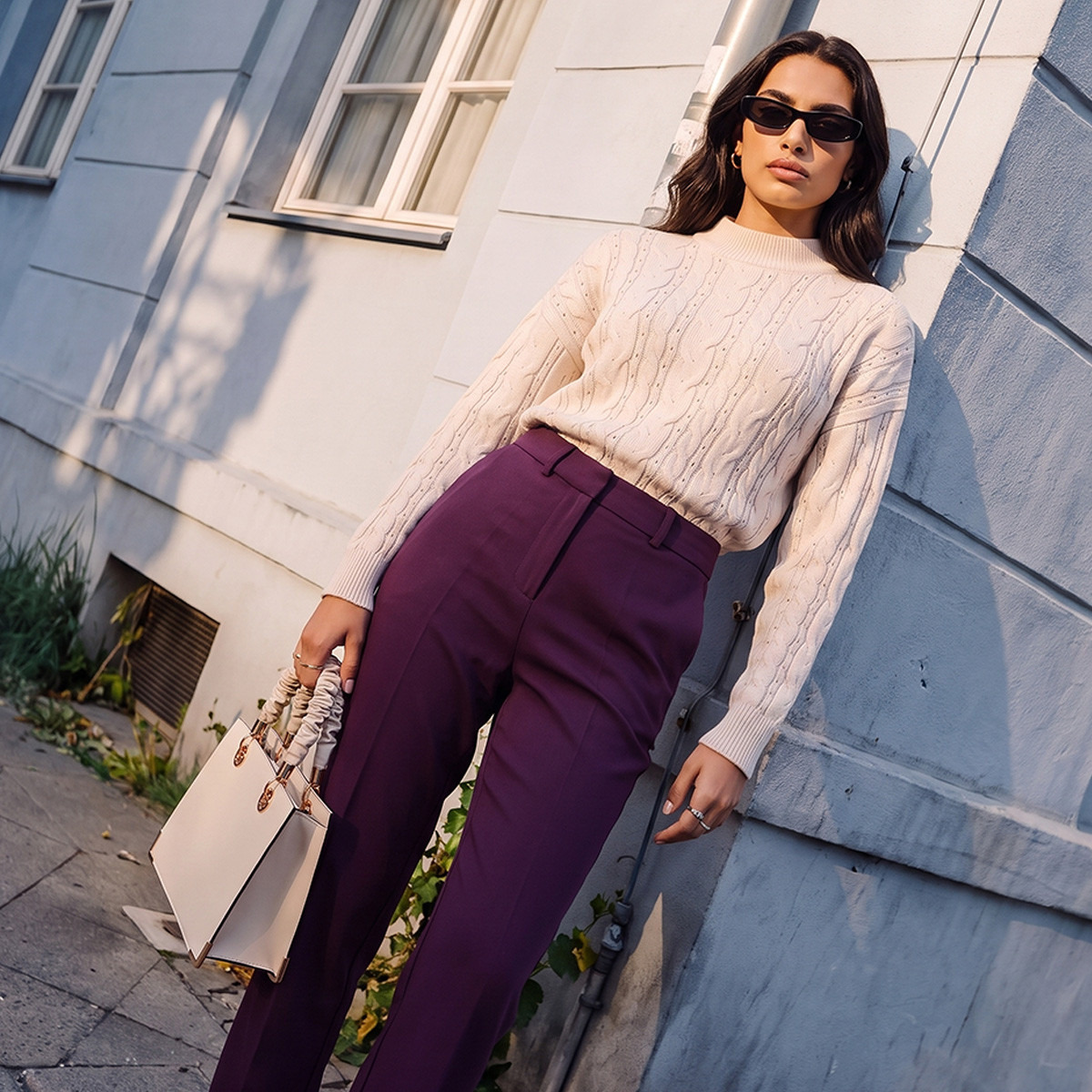 كنزة بياقة عالية ونقشات من فاف من سبلاش-women-winterwear-cardigansandjumpers-jumpers-image-6
