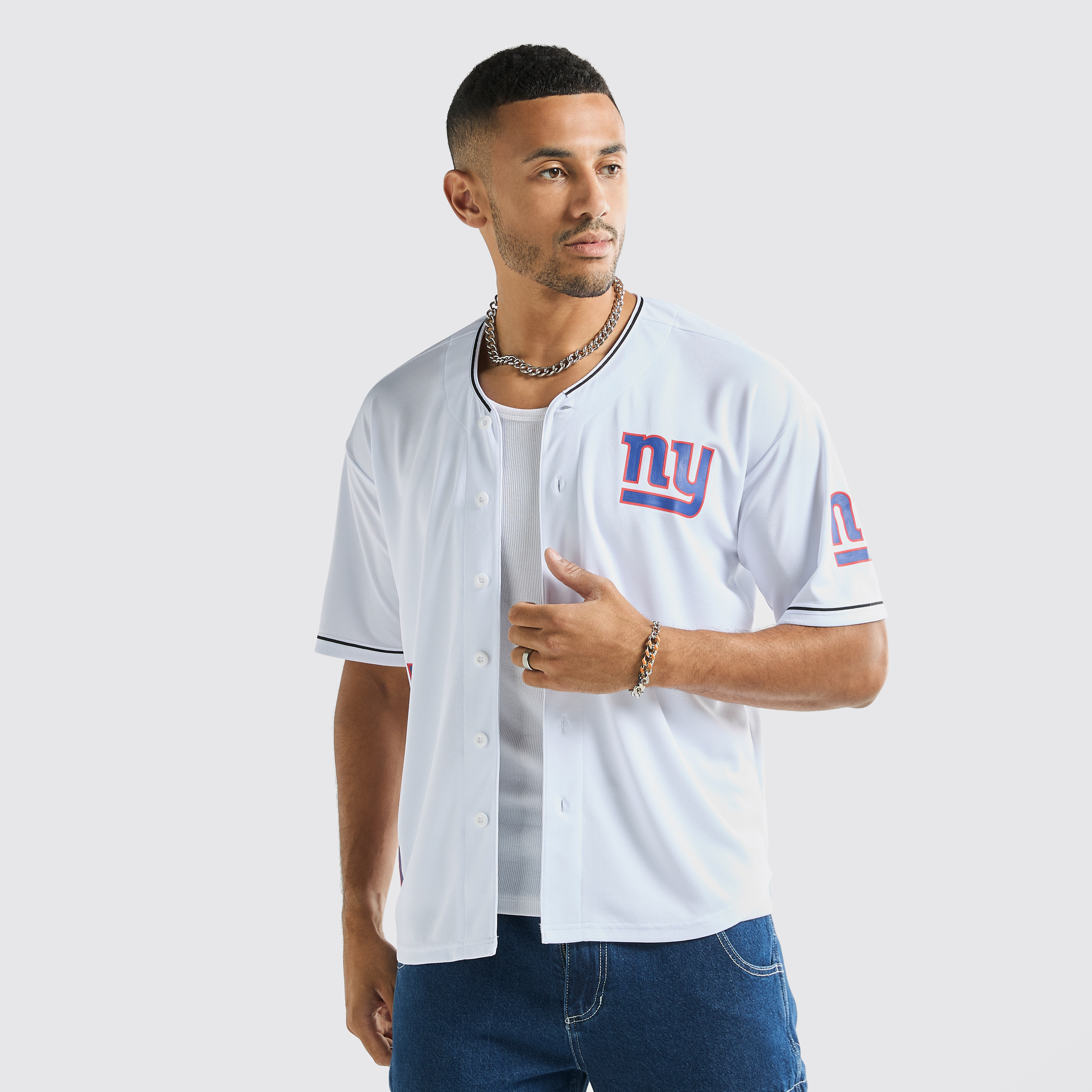 Buy Men s New York Giants Print NFL League Shirt Online Centrepoint Qatar