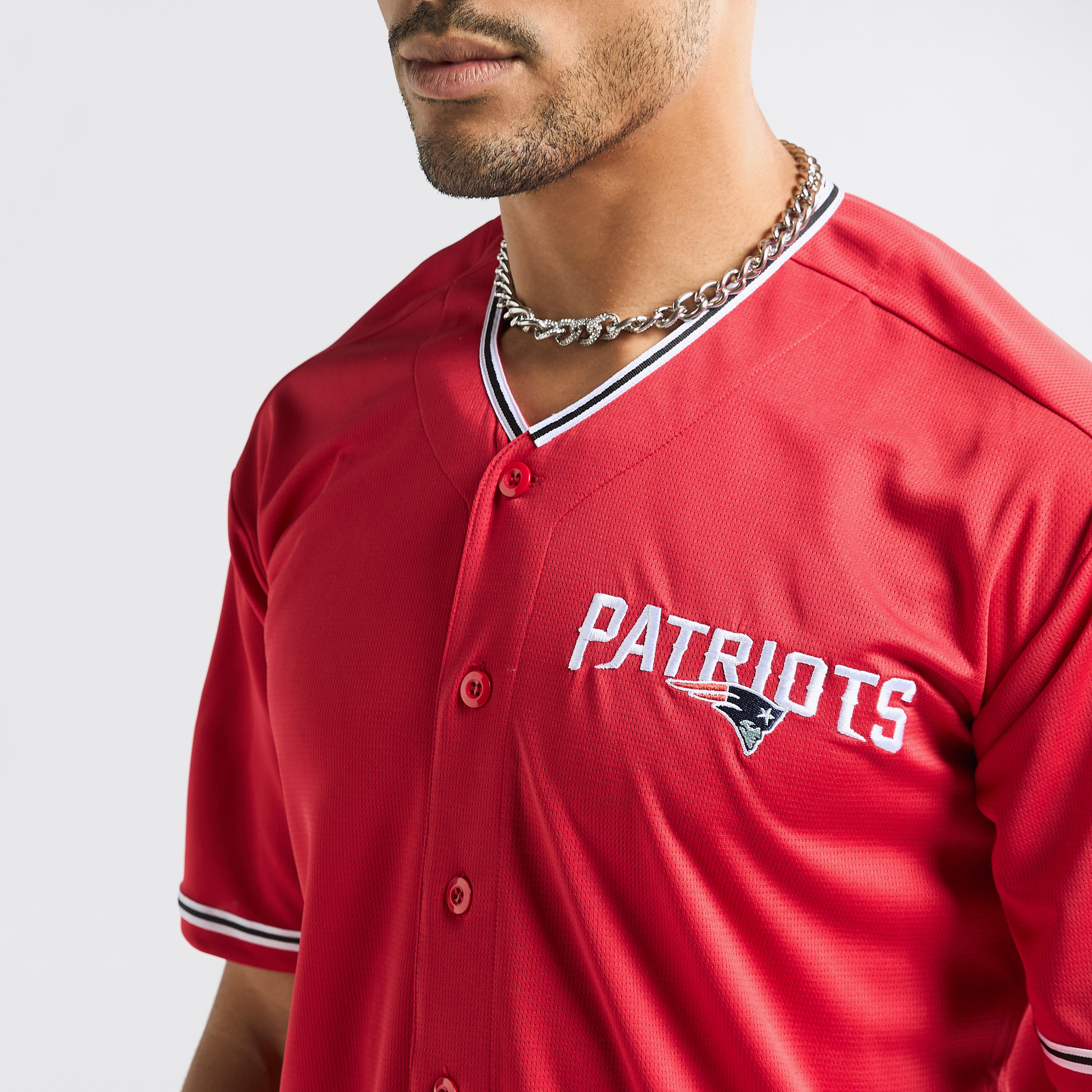 قميص بتصميم دوري إن إف إل وطبعات نيو إنجلاند باتريوتس-men-clothing-shirts-image-4
