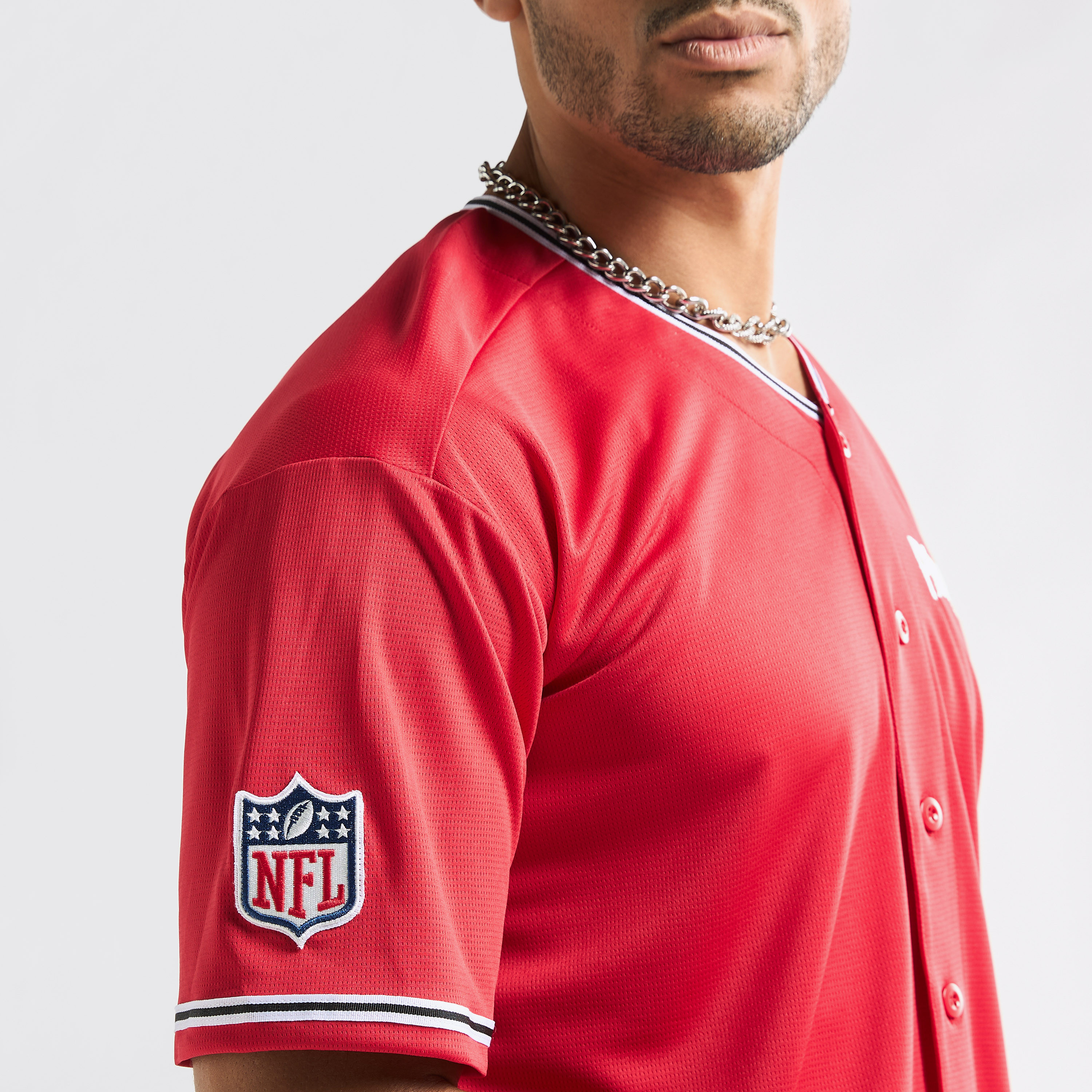 قميص بتصميم دوري إن إف إل وطبعات نيو إنجلاند باتريوتس-men-clothing-shirts-image-5