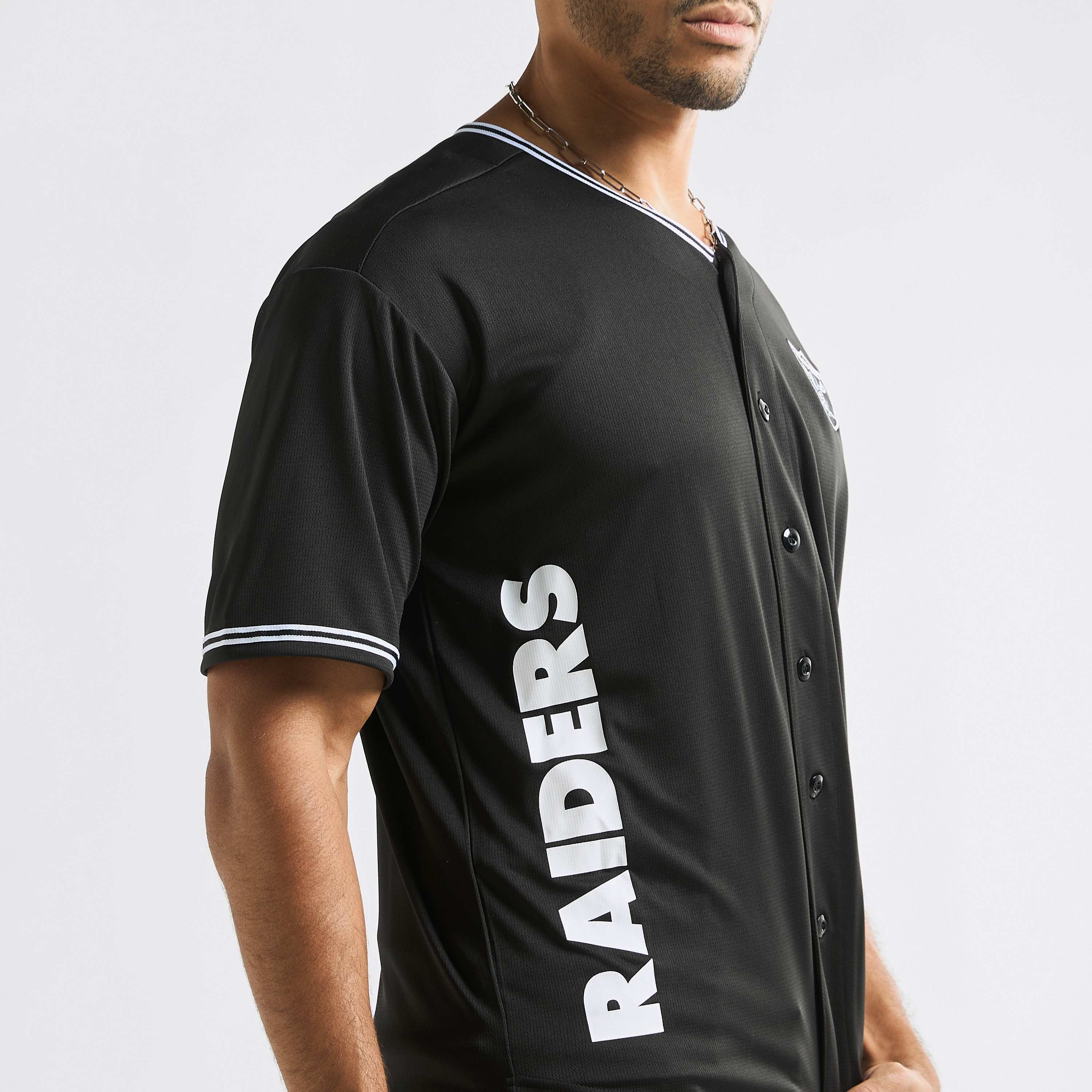 Buy Men s Las Vegas Raiders Print NFL League Shirt Online Centrepoint KSA