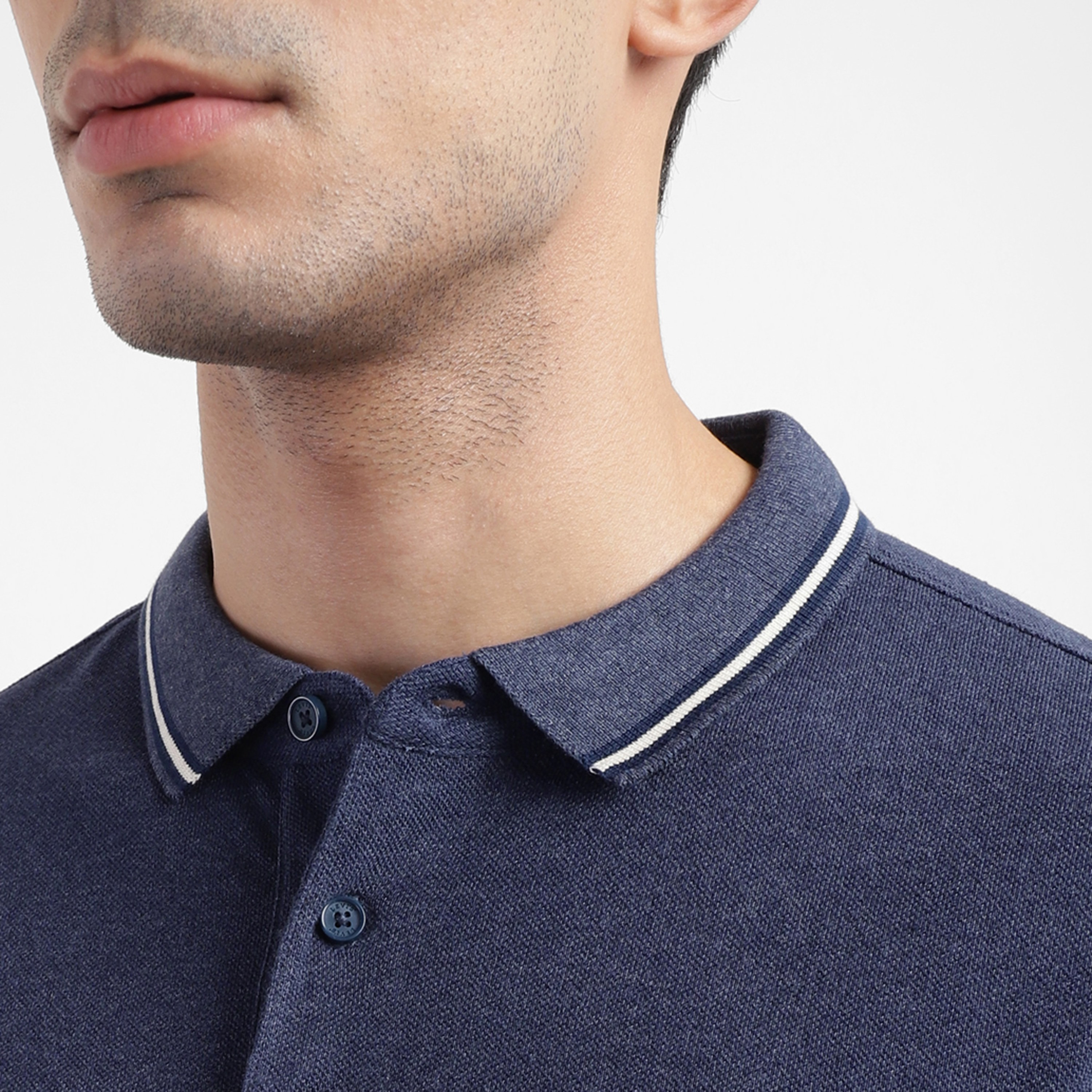 Levi's Men Blue Plain Short Sleeves Polo T-Shirt-men-clothing-tshirtsandpolos-polos-image-2