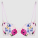 Buy Women's Demi Padded Bra with Spaghetti Straps and Hook Closure Online