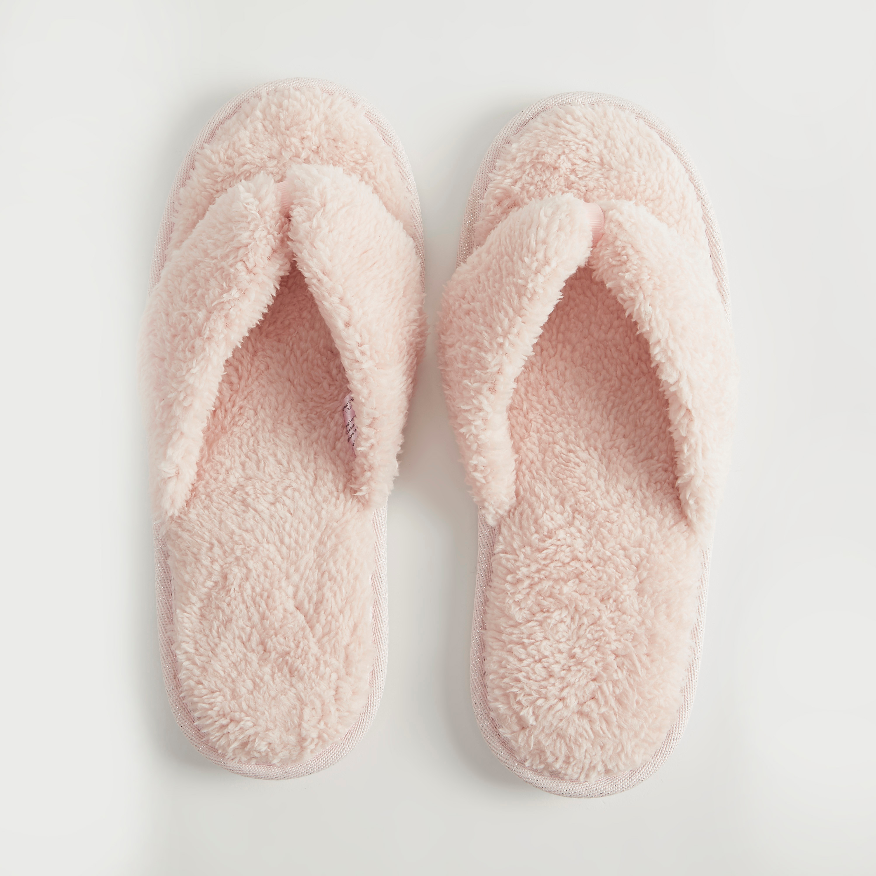 Buy Women s Textured Plush Slippers Online Centrepoint Oman