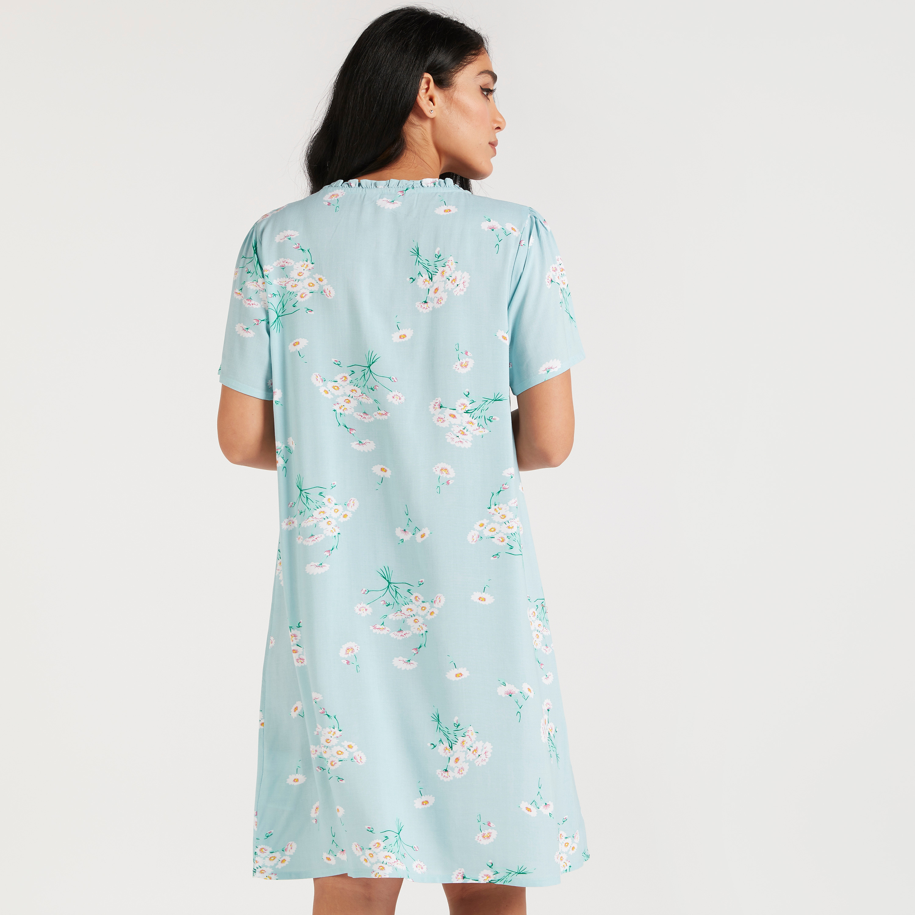 Set of 2 - Assorted Sleepshirt with Ruffle Detail-women-clothing-nightwear-nighties-image-4