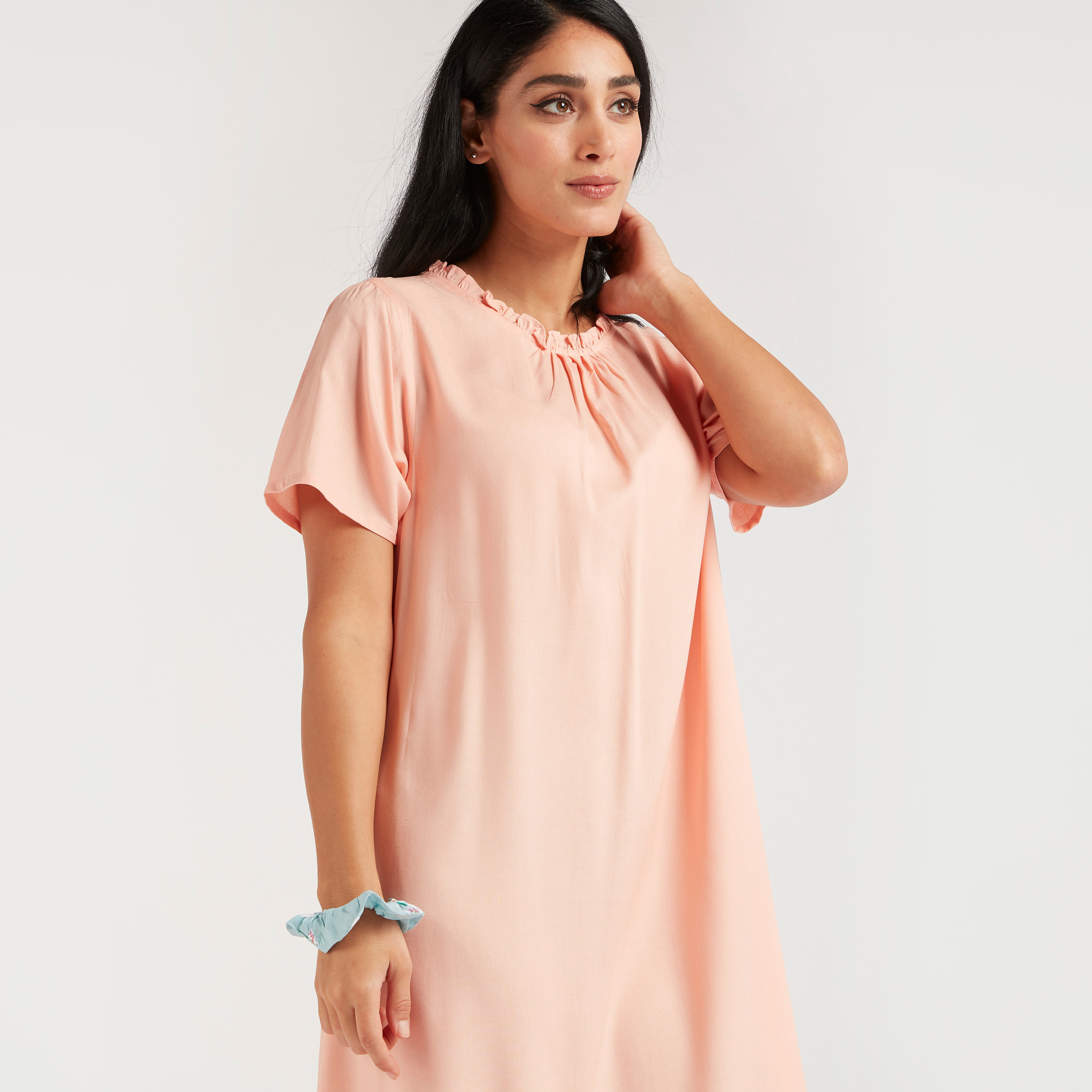 Set of 2 - Assorted Sleepshirt with Ruffle Detail-women-clothing-nightwear-nighties-image-7