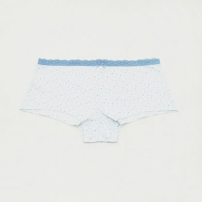 Set of 3 - Assorted Hipster Briefs with Lace Detail