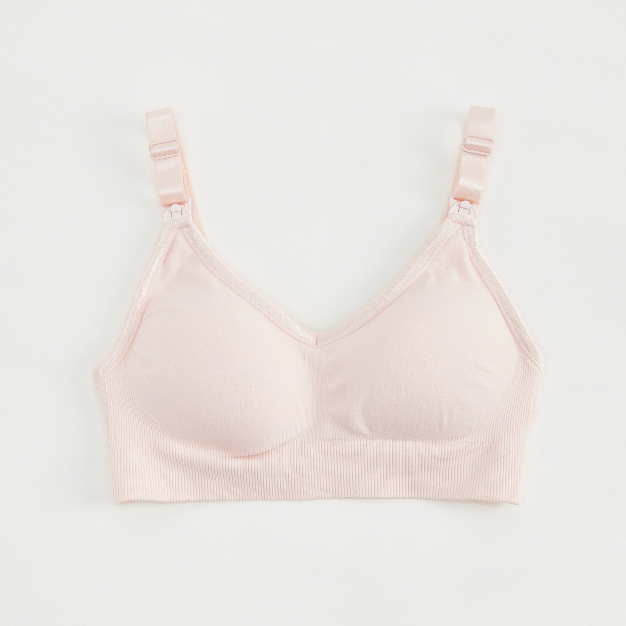 Solid Seamless Padded Maternity Bra-women-clothing-lingerie-bras-image-1