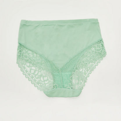 Set of 2 - Assorted Boyshorts with Lace Detail