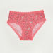 Paisley Print Hipster Briefs with Scalloped Lace Detail-Panties-thumbnail-0