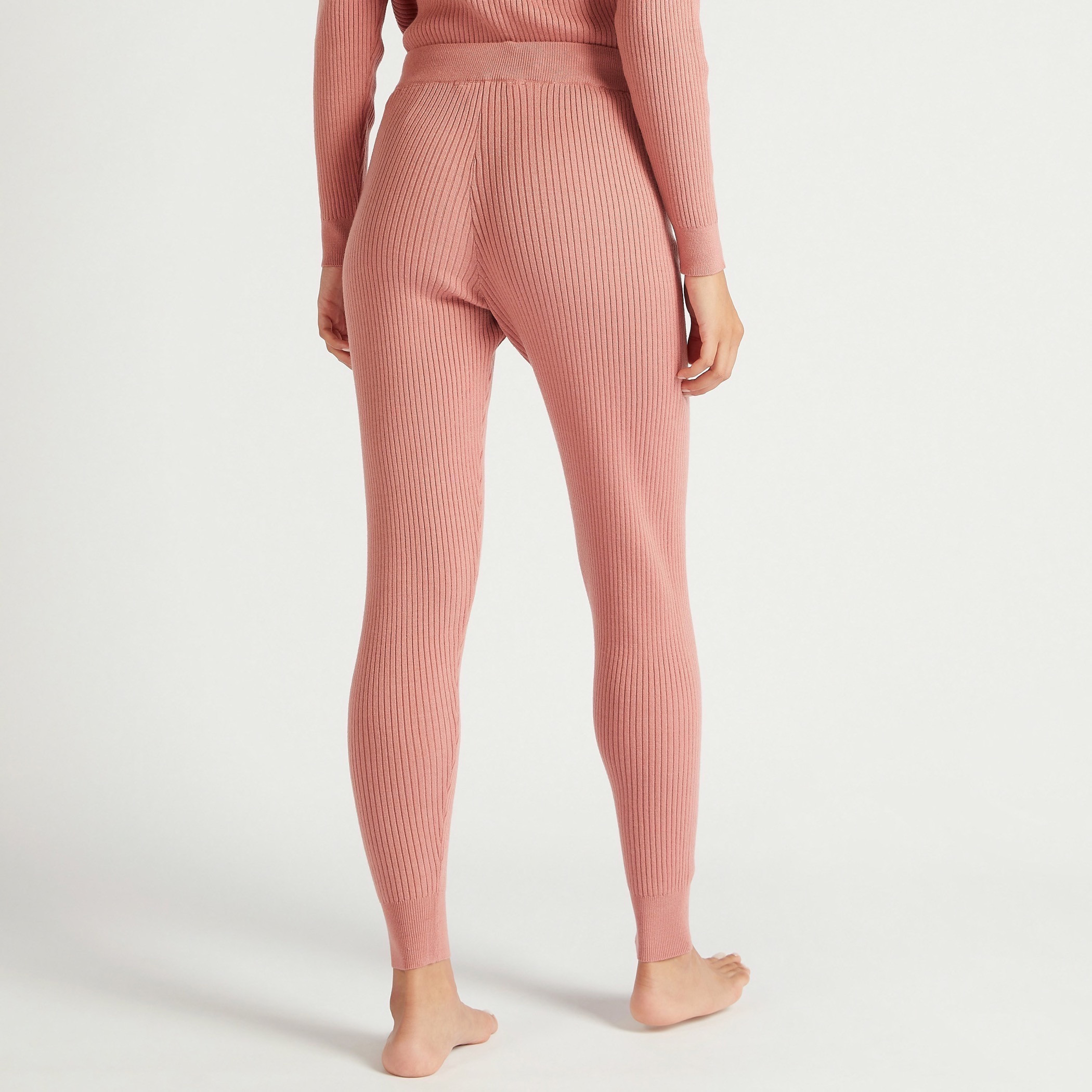 Textured Pyjamas with Drawstring Closure-women-clothing-nightwear-pyjamas-bottoms-image-4