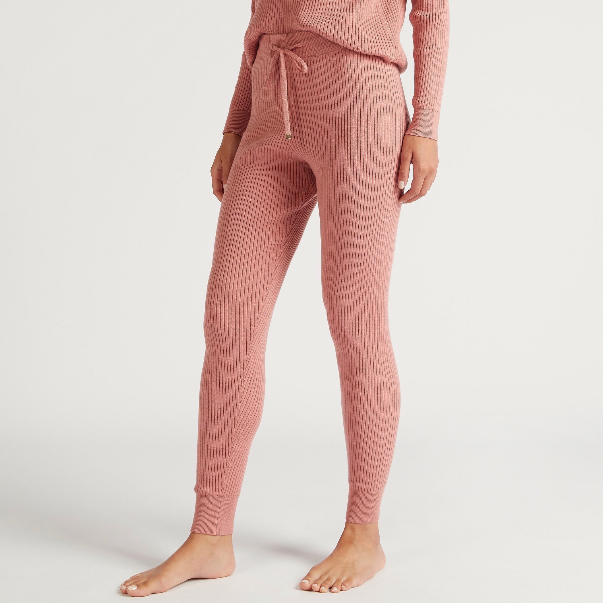 Textured Pyjamas with Drawstring Closure-women-clothing-nightwear-pyjamas-bottoms-image-5
