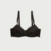 Padded Demi Bra with Lace Design-Bras-thumbnailMobile-0