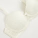 Padded Demi Bra with Lace Design-Bras-thumbnailMobile-1