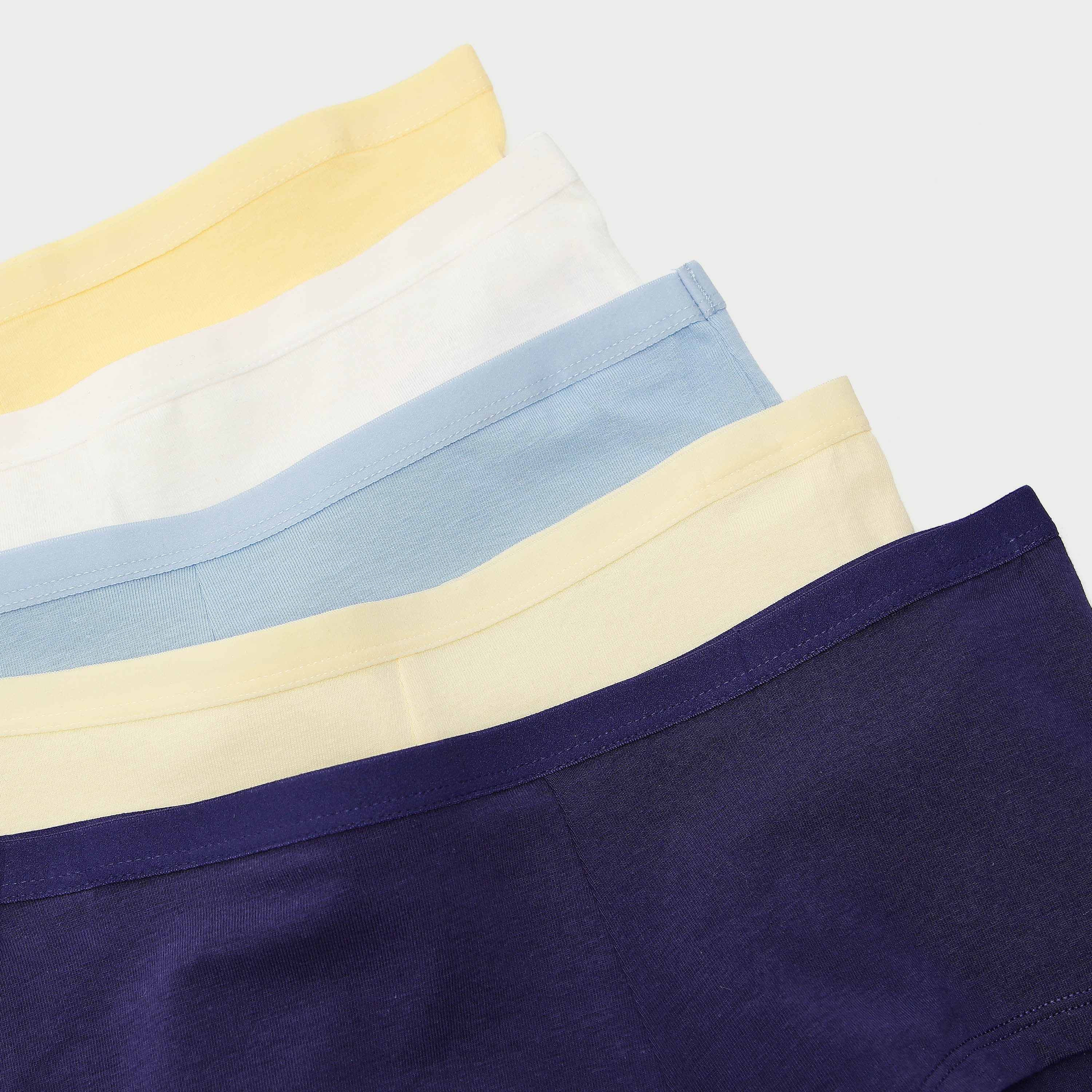 سروايل بوي شورت سادة - طقم من 5 قطع-women-clothing-lingerie-panties-image-2