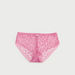 Lace Boyshort with Elasticated Hem and Bow Detail-Panties-thumbnail-0