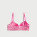 Lace Detail Padded Demi Bra with Hook and Eye Closure-Bras-thumbnailMobile-1