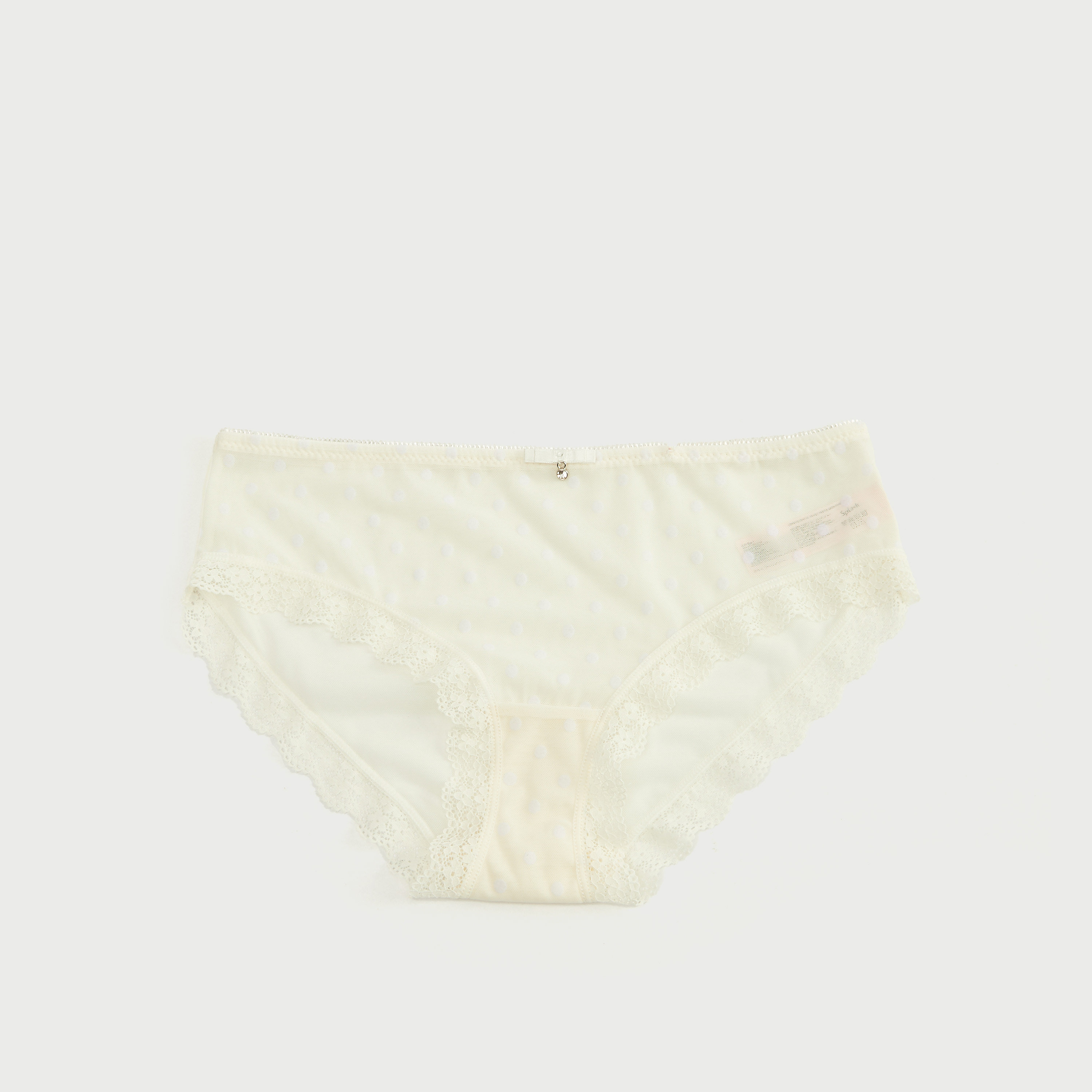 سروال منقّط بتفاصيل دانتيل-women-clothing-lingerie-panties-image-7