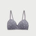 Printed Padded Non-Wired T-shirt Bra with Hook and Eye Closure-Bras-thumbnailMobile-0