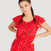Mickey & Minnie Print Jumpsuit with Ruffled Cap Sleeves-Jumpsuits-thumbnail-2