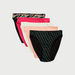 Set of 5 - Assorted Hipsters with Elasticated Waistband-Panties-thumbnailMobile-0