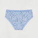 Floral Print Briefs with Lace Waistband-Panties-thumbnail-2