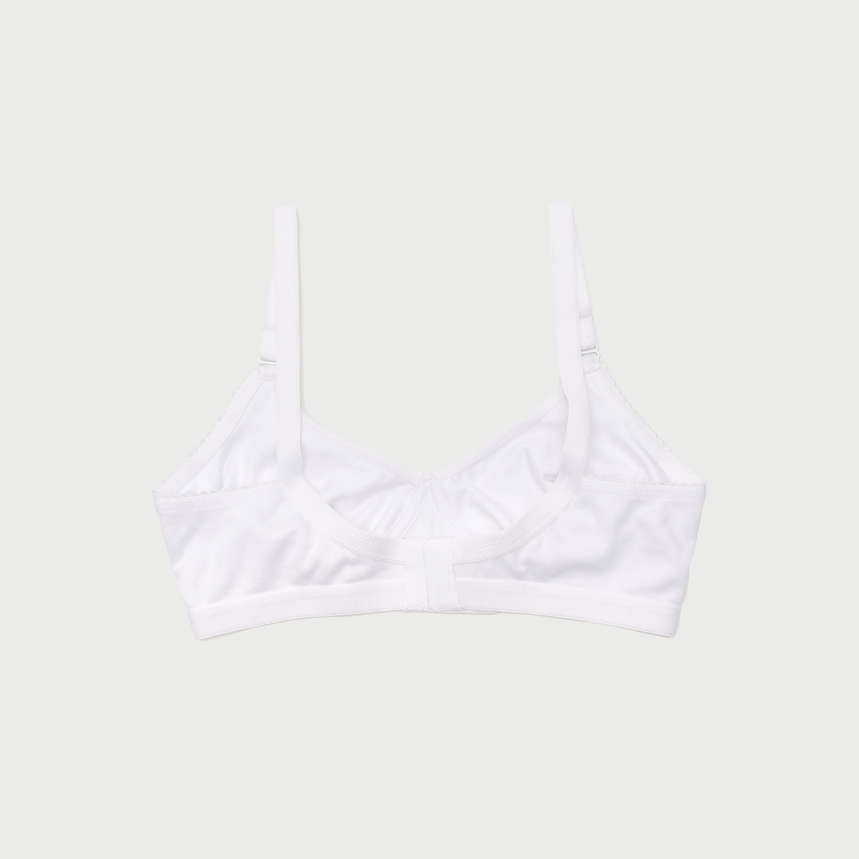Solid Non-Padded Bra with Hook and Eye Closure-women-clothing-lingerie-bras-image-7