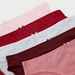 Set of 5 - Solid Hipster Briefs with Bow Accent-Panties-thumbnail-1