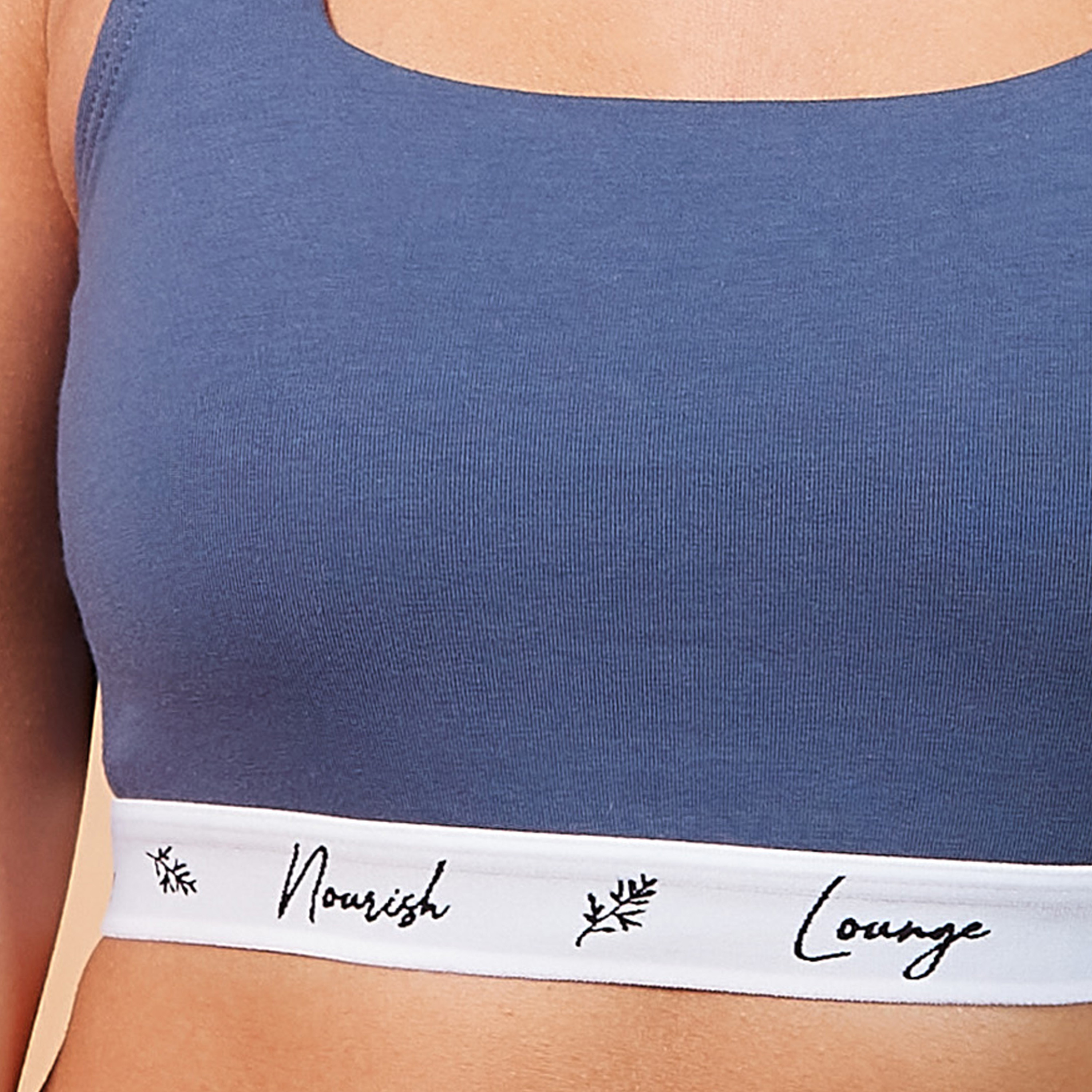 Set of 2 - Non-Padded Sports Bra with Elasticated Band-women-clothing-lingerie-bras-image-12