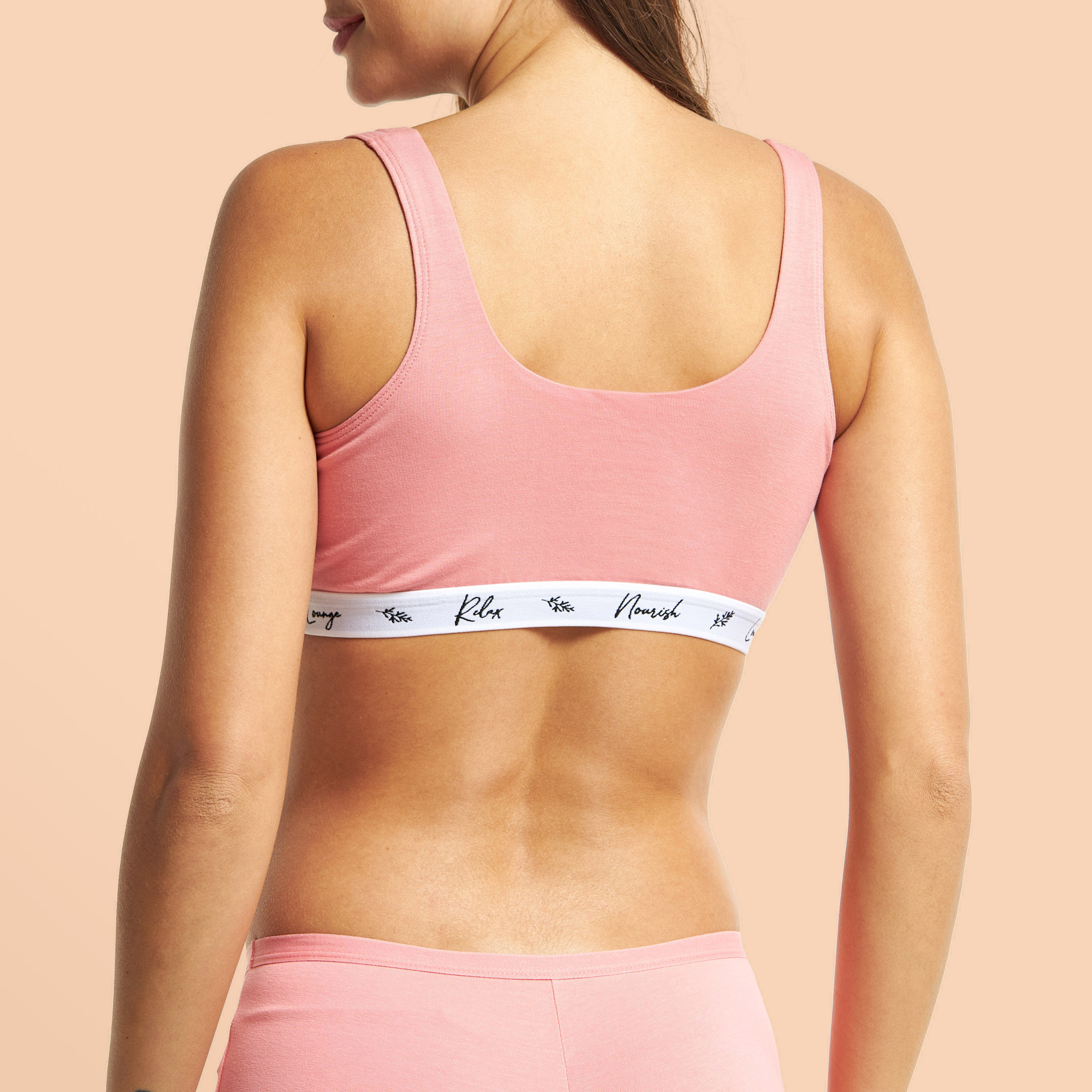 Set of 2 - Non-Padded Sports Bra with Elasticated Band-women-clothing-lingerie-bras-image-4