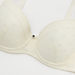 Lace Detail Padded Demi Bra with Bow Accent-Bras-thumbnail-1
