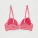 Lace Detail Padded Demi Bra with Bow Accent-Bras-thumbnailMobile-2