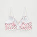 Printed Padded Plunge Bra with Bow Accent-Bras-thumbnailMobile-2