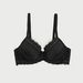 Lace Textured Padded Balconette Bra and Briefs Set-Sets-thumbnailMobile-2